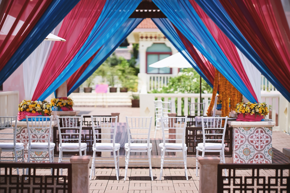 Wedding table setting